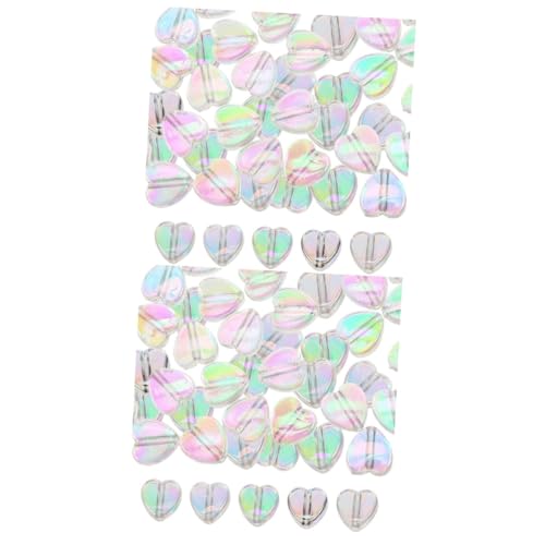 OSALADI 2 Sätze Perlenarmband Material Perlen Schmuck Herzförmige Perle Acryl 300 Stück * 2 OSALADI 2 Sätze Perlenarmband Material Perlen Schmuck Herzförmige Perle Acryl 300 Stück * 2 von OSALADI