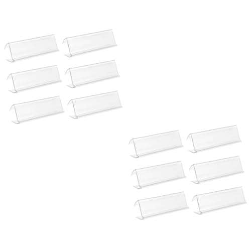 OSALADI 2 Sätze Preisetikettenhalter Transparent Multifunktionale Preisschilder Für Supermärkte Regalbeschriftung Und Einzelhandel Robustes Acrylmaterial Installieren 6 Stücke * 2 OSALADI 2 Sätze Preisetikettenhalter Transparent Multifunktionale Preisschilder Für Supermärkte Regalbeschriftung Und Einzelhandel Robustes Acrylmaterial Installieren 6 Stücke * 2 von OSALADI