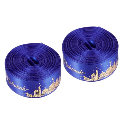 OSALADI 2 Sätze Ramadan Geschenkband Dekorationsband Für Geschenkverpackung Und Diy Bastelprojekte Yards Für Festlichkeiten Und Besondere Anlässe 2 Stücke * 2 OSALADI 2 Sätze Ramadan Geschenkband Dekorationsband Für Geschenkverpackung Und Diy Bastelprojekte Yards Für Festlichkeiten Und Besondere Anlässe 2 Stücke * 2 von OSALADI