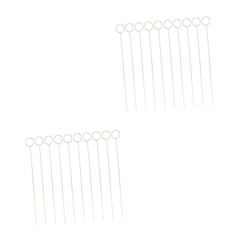 OSALADI 2 Sätze Runde Blumenstecker Metallische Kartenhalter Für Hochzeiten Geburtstagsfeiern Und Tischdekoration Stilvolle Und Praktische Foto Displays Für Blumenarrangements 60 Stück * 2 von OSALADI