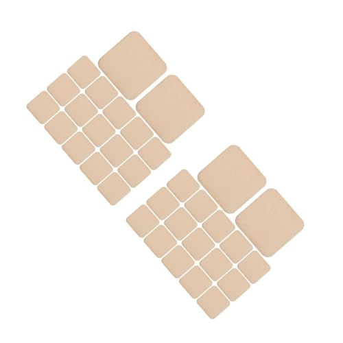 OSALADI 2 Sätze Runde Ecken Holzquadrate Pappelholz Blanko Holzplättchen Für Diy Bastelprojekte Malen Und Kreative Dekorationen Für Erwachsene 100 Stück * 2 von OSALADI