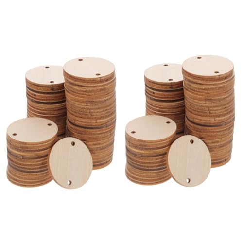 OSALADI 2 Sätze Runde Holzscheiben Unbehandelt Diy Holzstücken Für Dekoration Durchmesser Bastelbedarf Für Hochzeit Und Heimdekoration 100 Stück * 2 OSALADI 2 Sätze Runde Holzscheiben Unbehandelt Diy Holzstücken Für Dekoration Durchmesser Bastelbedarf Für Hochzeit Und Heimdekoration 100 Stück * 2 von OSALADI