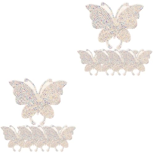 OSALADI 2 Sätze Schmetterlingsaufkleber Funkelnd Verschönert Klein Ornamente Selbstklebender Strass-sticker Schmetterlings-strass-aufkleber Strasssteine 5 Stück * 2 OSALADI 2 Sätze Schmetterlingsaufkleber Funkelnd Verschönert Klein Ornamente Selbstklebender Strass-sticker Schmetterlings-strass-aufkleber Strasssteine 5 Stück * 2 von OSALADI