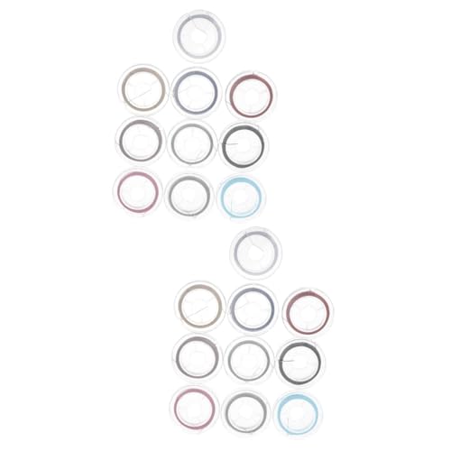 OSALADI 2 Sätze Schmuckdraht Diy Draht Für Armbandherstellung Vielseitige Bastelmaterialien Für Schmuckdesign Und Kreative Projekte 10 Rollen * 2 OSALADI 2 Sätze Schmuckdraht Diy Draht Für Armbandherstellung Vielseitige Bastelmaterialien Für Schmuckdesign Und Kreative Projekte 10 Rollen * 2 von OSALADI