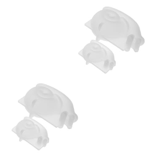 OSALADI 2 Sätze Schnecke-ornament-form Schneckendekor Schneckenförmige Form Zur Seifenherstellung Schneckenschmuck Geformt Für Süß Harzprojektform Tierische Gießform Kieselgel 2 Stücke * 2 von OSALADI