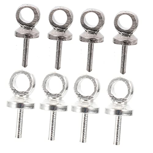 OSALADI 2 Sätze Schraubösen für Schmuckherstellung Reinem Kupfer für Armbänder Ohrringe und DIY Projekte OSALADI 2 Sätze Schraubösen für Schmuckherstellung Reinem Kupfer für Armbänder Ohrringe und DIY Projekte von OSALADI