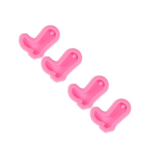 OSALADI 2 Sätze Silikon Formen Für High Heel Schlüsselanhänger Diy Backwerkzeuge Für Fondant Dekorationen Einfach Zu Reinigen Und Langlebig Für Persönliche Bastelprojekte Und 2 Stücke * 2 von OSALADI