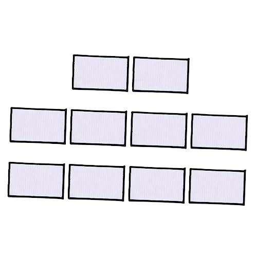 OSALADI 2 Sätze Sublimations Patches Aufbügelbare Stoff Patches Für Diy Handwerk Blanko Aufnäher Für Kleidung Hüte Und Shirts Kreative Gestaltungsmöglichkeiten 10 Stück * 2 von OSALADI