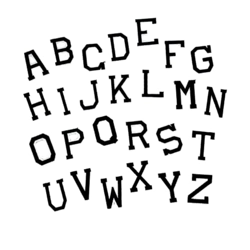OSALADI 2 Sätze Teiliges Alphabet Aufnäher mit Selbstklebenden Bestickten Buchstaben Patches in Kontrastfarben DIY Bügel Nähdekor für Textilien Jacken Kleidung Vielseitige Applikationen OSALADI 2 Sätze Teiliges Alphabet Aufnäher mit Selbstklebenden Bestickten Buchstaben Patches in Kontrastfarben DIY Bügel Nähdekor für Textilien Jacken Kleidung Vielseitige Applikationen von OSALADI
