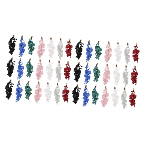 OSALADI 2 Sätze Teiliges Bunte Ohrringe Quasten Diy Schmuck Zubehör Für Kreative Designs Für Persönliche Accessoires Und 32 Stück * 2 von OSALADI