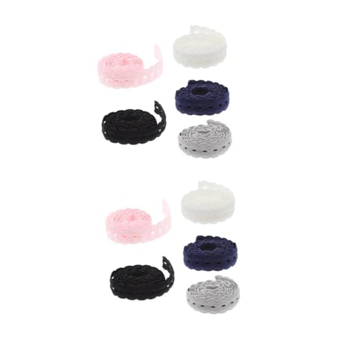 OSALADI 2 Sätze Teiliges Elastisches Spitzenband Für Diy Haarbänder Hochwertige Stoffspitze Für Accessoires Weiß Rosa Und Schwarz Für Kreative Bastelprojekte 5 Stücke * 2 OSALADI 2 Sätze Teiliges Elastisches Spitzenband Für Diy Haarbänder Hochwertige Stoffspitze Für Accessoires Weiß Rosa Und Schwarz Für Kreative Bastelprojekte 5 Stücke * 2 von OSALADI