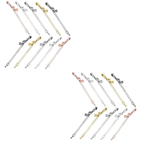 OSALADI 2 Sätze Teiliges Handgemachte Kordel Endkappen Und Karabiner Für Diy Schmuckherstellung Robuste Kupferqualität Für Armbänder Und Mehr 10 Stück * 2 OSALADI 2 Sätze Teiliges Handgemachte Kordel Endkappen Und Karabiner Für Diy Schmuckherstellung Robuste Kupferqualität Für Armbänder Und Mehr 10 Stück * 2 von OSALADI