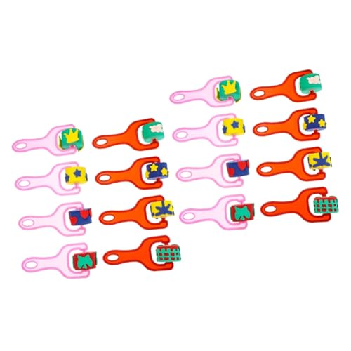 OSALADI 2 Sätze Teiliges Malroller Schwammstempel Malwerkzeuge Für DIY Kunstprojekte Und Ausmalen Mit Fingerfarben 8 Stücke * 2 OSALADI 2 Sätze Teiliges Malroller Schwammstempel Malwerkzeuge Für DIY Kunstprojekte Und Ausmalen Mit Fingerfarben 8 Stücke * 2 von OSALADI