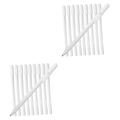 OSALADI 2 Sätze Textmarker Planke Weißer Stift Dauerhaft Whiteboard-marker Weißes Gel Weiße Marker Kreidestifte Für Tafel Farbmarkierungsstifte Weiße Kreidemarker Plastik 10 Stück * 2 OSALADI 2 Sätze Textmarker Planke Weißer Stift Dauerhaft Whiteboard-marker Weißes Gel Weiße Marker Kreidestifte Für Tafel Farbmarkierungsstifte Weiße Kreidemarker Plastik 10 Stück * 2 von OSALADI