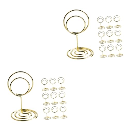 OSALADI 2 Sätze Tischkartenhalter Mit Holzfuß Dekorative Foto Clip Für Hochzeiten Partys Und Büro Stabil Und Zuverlässig Für Karten Fotos Und Notizen 10 Stück * 2 OSALADI 2 Sätze Tischkartenhalter Mit Holzfuß Dekorative Foto Clip Für Hochzeiten Partys Und Büro Stabil Und Zuverlässig Für Karten Fotos Und Notizen 10 Stück * 2 von OSALADI