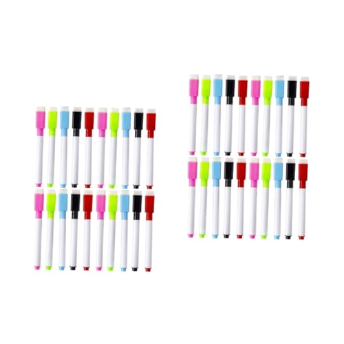 OSALADI 2 Sätze Tragbare Marker Pens Für Schule Und Haushalt Praktische Whiteboard Marker Zufälligen Farben Glatte Für Einfache Anwendung Zufällige Farbe 30 Stück * 2 OSALADI 2 Sätze Tragbare Marker Pens Für Schule Und Haushalt Praktische Whiteboard Marker Zufälligen Farben Glatte Für Einfache Anwendung Zufällige Farbe 30 Stück * 2 von OSALADI