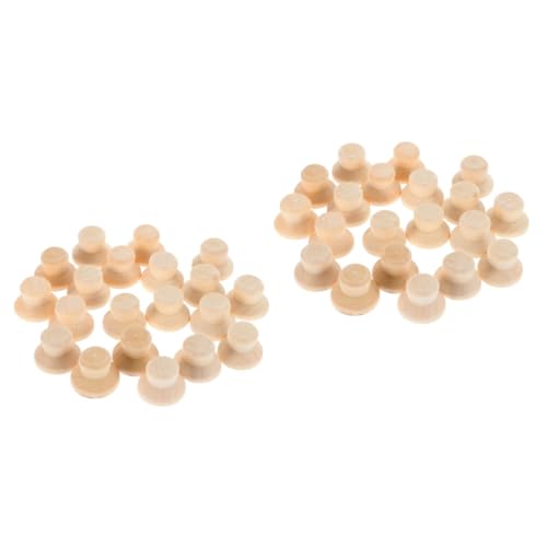 OSALADI 2 Sätze Unbemalte Holzpuppenhüte Für Diy Kreative Malerei Und Weihnachtsdeko Unfertige Puppenhüte Holz Für Bastelprojekte 40 Stück * 2 OSALADI 2 Sätze Unbemalte Holzpuppenhüte Für Diy Kreative Malerei Und Weihnachtsdeko Unfertige Puppenhüte Holz Für Bastelprojekte 40 Stück * 2 von OSALADI