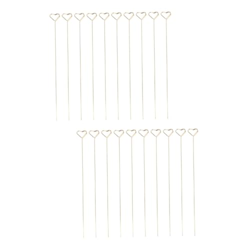 OSALADI 2 Sätze Valentinstag Karte Herz Büroklammern Zahlenkarten Gefälligkeiten Für Hochzeitsfeiern Herzförmige Kartenclips in Herzform Memohalter Plastik Golden 10 Stück * 2 OSALADI 2 Sätze Valentinstag Karte Herz Büroklammern Zahlenkarten Gefälligkeiten Für Hochzeitsfeiern Herzförmige Kartenclips in Herzform Memohalter Plastik Golden 10 Stück * 2 von OSALADI
