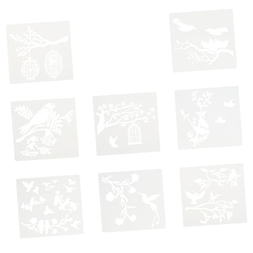 OSALADI 2 Sätze Wandmalerei DIY Schablonen Blumen Vögel Vorlagen für Wiederverwendbare Malschablonen für Scrapbooking und Kreative Projekte Schablonen pro Set OSALADI 2 Sätze Wandmalerei DIY Schablonen Blumen Vögel Vorlagen für Wiederverwendbare Malschablonen für Scrapbooking und Kreative Projekte Schablonen pro Set von OSALADI