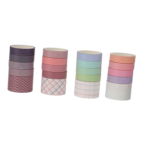 OSALADI 2 Sätze Washi Tape DIY Dekorative Klebebänder Süßem Traum und Pastellfarben für Handaccounts und Scrapbooking Hochwertige Papiermaterialien für Kreative Projekte von OSALADI