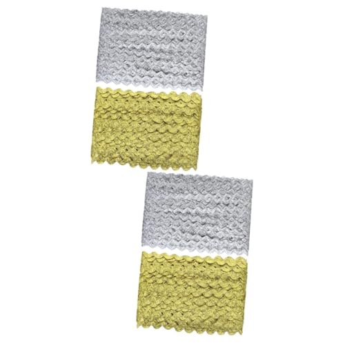 OSALADI 2 Sätze Wellige Spitze Flechten Hochzeit Geflochtene Verkleidung Zum Nähen Natürlich Basteln Nähen Von Dekorativen Verzierungen Zierleiste Zum Nähen Zopfbesatz Links 2 Rollen * 2 OSALADI 2 Sätze Wellige Spitze Flechten Hochzeit Geflochtene Verkleidung Zum Nähen Natürlich Basteln Nähen Von Dekorativen Verzierungen Zierleiste Zum Nähen Zopfbesatz Links 2 Rollen * 2 von OSALADI