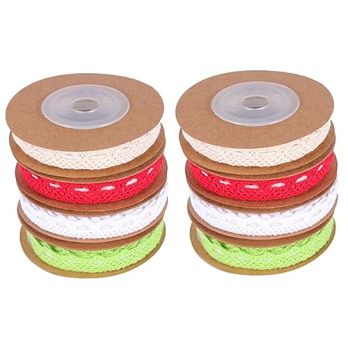 OSALADI 2 Sätze Yards Selbstklebendes Spitzenband Baumwolle Bunte Verpackungsbänder Für Diy Basteln Und Dekorieren Von Partys Und Zuhause 4rollen*2 OSALADI 2 Sätze Yards Selbstklebendes Spitzenband Baumwolle Bunte Verpackungsbänder Für Diy Basteln Und Dekorieren Von Partys Und Zuhause 4rollen*2 von OSALADI