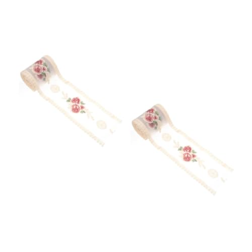 OSALADI 2 Stck. Diy Spitzenband für Haarschmuck Dekorative Spitzenborte für Hochzeiten Partys und Handarbeiten für Taschen Haarbänder und Mehr OSALADI 2 Stck. Diy Spitzenband für Haarschmuck Dekorative Spitzenborte für Hochzeiten Partys und Handarbeiten für Taschen Haarbänder und Mehr von OSALADI
