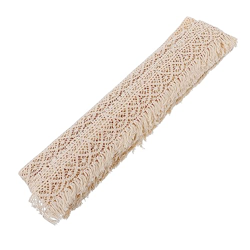 OSALADI 2 Stück 10 Accessoires mit Quastenspitze Blumen Spitzendekoration für Schnürsenkel nähen gehäkeltes Spitzenband Spitzenbesatz Quaste Spitze Baumwollfaden Beige OSALADI 2 Stück 10 Accessoires mit Quastenspitze Blumen Spitzendekoration für Schnürsenkel nähen gehäkeltes Spitzenband Spitzenbesatz Quaste Spitze Baumwollfaden Beige von OSALADI