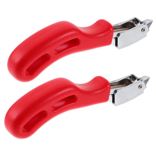 OSALADI 2 Stück Abzieher Für Möbel Ergonomischer Klammerentferner Heftheber-werkzeug Manuelles Nagelentfernungswerkzeug Nagelabzieher Für Teppich Rot Aluminiumlegierung OSALADI 2 Stück Abzieher Für Möbel Ergonomischer Klammerentferner Heftheber-werkzeug Manuelles Nagelentfernungswerkzeug Nagelabzieher Für Teppich Rot Aluminiumlegierung von OSALADI