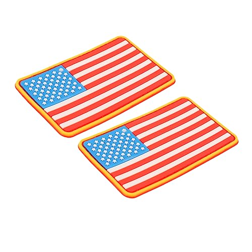 OSALADI 2 Stück Amerikanische Flagge Aufnäher für Rucksäcke Kleidung und DIY Projekte Langlebig Hautfreundlich Einfach Anzubringen für Bastelarbeiten und OSALADI 2 Stück Amerikanische Flagge Aufnäher für Rucksäcke Kleidung und DIY Projekte Langlebig Hautfreundlich Einfach Anzubringen für Bastelarbeiten und von OSALADI