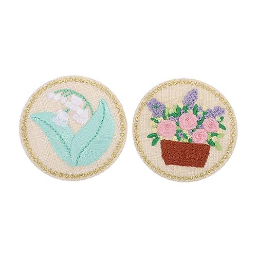 OSALADI 2 Stück Aufbügelbare Bestickte Blumenapplikationen für Kleidung Diy Stoffaufkleber für Kleidung Taschen und Hüte Langlebig und Hautfreundlich OSALADI 2 Stück Aufbügelbare Bestickte Blumenapplikationen für Kleidung Diy Stoffaufkleber für Kleidung Taschen und Hüte Langlebig und Hautfreundlich von OSALADI