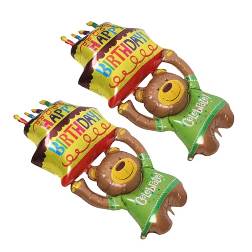 OSALADI 2 Stück Ballons für Geburtstagsfeiern Tierische Folienballons zur Dekoration von Kuchen und Partys für Tier Motto Feiern Leicht und Langlebig OSALADI 2 Stück Ballons für Geburtstagsfeiern Tierische Folienballons zur Dekoration von Kuchen und Partys für Tier Motto Feiern Leicht und Langlebig von OSALADI