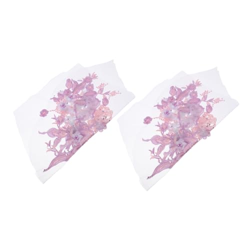 OSALADI 2 Stück Bestickte Blumen-spitzenapplikationen Bead Embroidery Lace Applique mit Perlen Elegante Stickerei für Hochzeitskleider DIY Kleidung Dekorationen Party-outfits OSALADI 2 Stück Bestickte Blumen-spitzenapplikationen Bead Embroidery Lace Applique mit Perlen Elegante Stickerei für Hochzeitskleider DIY Kleidung Dekorationen Party-outfits von OSALADI