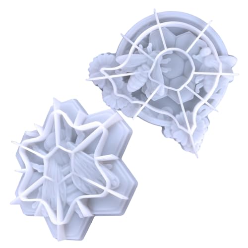 OSALADI 2 Stück Bienenform Silikon Gießform Diy Wandornament für Heimdekoration für Kreative Bastelprojekte mit Epoxidharz und Füllmaterialien OSALADI 2 Stück Bienenform Silikon Gießform Diy Wandornament für Heimdekoration für Kreative Bastelprojekte mit Epoxidharz und Füllmaterialien von OSALADI