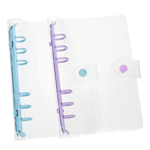 OSALADI 2 Stück Binder Hüllen Transparente Ring Ordner Schutzhüllen Leicht Rutschfest mit Sicherem Verschluss für Bürobedarf und Loseblatt Organizer in Himmelblau OSALADI 2 Stück Binder Hüllen Transparente Ring Ordner Schutzhüllen Leicht Rutschfest mit Sicherem Verschluss für Bürobedarf und Loseblatt Organizer in Himmelblau von OSALADI
