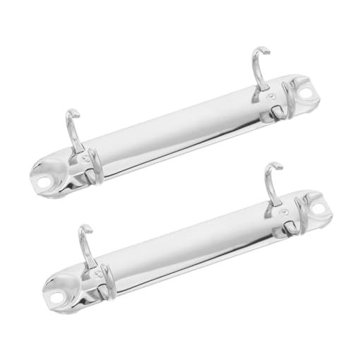 OSALADI 2 Stück Binderverschluss Ringbuch-clip Ringordner Für Lose Blätter Dateiordner-clip Kleine Heftklammern Ringbuchklemme Aus Metall Loseblattring Loseblatt-buchring Silver Eisen OSALADI 2 Stück Binderverschluss Ringbuch-clip Ringordner Für Lose Blätter Dateiordner-clip Kleine Heftklammern Ringbuchklemme Aus Metall Loseblattring Loseblatt-buchring Silver Eisen von OSALADI