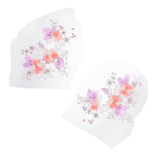 OSALADI 2 Stück Blüten Design Applikationen Stickerei Patches für Hochzeitskleider Diy Kleidung Dekoration Langlebig und Vielseitig Einsetzbar für Stoffe und Bastelprojekte OSALADI 2 Stück Blüten Design Applikationen Stickerei Patches für Hochzeitskleider Diy Kleidung Dekoration Langlebig und Vielseitig Einsetzbar für Stoffe und Bastelprojekte von OSALADI