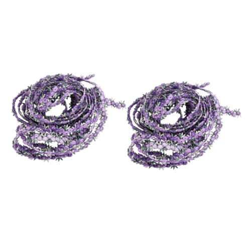 OSALADI 2 Stück Bunte Wasserlösliche Blumen Spitze Teiliges DIY Nähzubehör für Haarschmuck Kleidung und Bastelarbeiten Lang Leicht Fein Verarbeitet Vielseitig Einsetzbar von OSALADI
