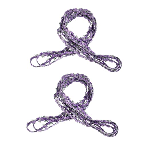 OSALADI 2 Stück DIY Dekorative Haarschleifen mit Rosenförmigem Band aus Farbiger Spitze für Hochzeit Basteln Haarclip Zubehör Rosa Spitze von OSALADI