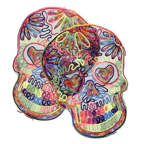 OSALADI 2 Stück DIY-Patches Flecken Skelett-Patch für Applikationsabzeichen Halloween-Patch Etikett Multifunktionale Mantelflicken verschleißfeste Rockflicken Pailletten OSALADI 2 Stück DIY-Patches Flecken Skelett-Patch für Applikationsabzeichen Halloween-Patch Etikett Multifunktionale Mantelflicken verschleißfeste Rockflicken Pailletten von OSALADI