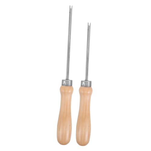OSALADI 2 Stück DIY Puppenfüllwerkzeug mit Bequemem Holzgriff Baumwollfüllwerkzeug für Handarbeiten Plüschspielzeug und Puppenherstellung von OSALADI
