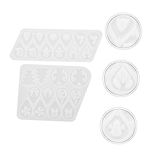 OSALADI 2 Stück DIY Silikonform für Schmuck Anhänger Weihnachtsbaum Langlebige Sichere Gießform für Epoxidharz Handgefertigte Halsketten Ohrringe und Armband Anhänger OSALADI 2 Stück DIY Silikonform für Schmuck Anhänger Weihnachtsbaum Langlebige Sichere Gießform für Epoxidharz Handgefertigte Halsketten Ohrringe und Armband Anhänger von OSALADI