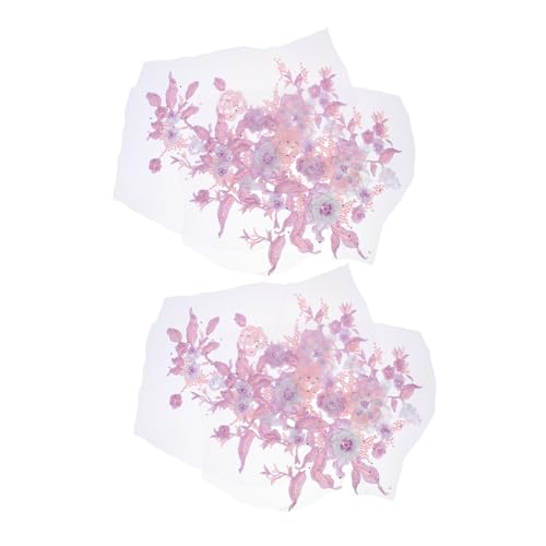 OSALADI 2 Stück Dekorative Spitzenabziehbilder Applikationen Bestickte Blumenspitze Flicken Für Bekleidung Bestickte Perlenblumenanwendungen Blumenapplikation Lavendel Wasserversuchung OSALADI 2 Stück Dekorative Spitzenabziehbilder Applikationen Bestickte Blumenspitze Flicken Für Bekleidung Bestickte Perlenblumenanwendungen Blumenapplikation Lavendel Wasserversuchung von OSALADI
