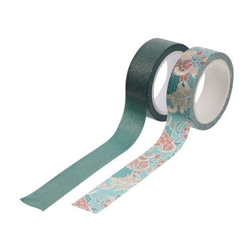 OSALADI 2 Stück Diy Dekorative Klebebänder mit Goldfarbener Prägung Lange Masking Tapes für Handwerksprojekte und Scrapbooking Verschiedene Farben OSALADI 2 Stück Diy Dekorative Klebebänder mit Goldfarbener Prägung Lange Masking Tapes für Handwerksprojekte und Scrapbooking Verschiedene Farben von OSALADI