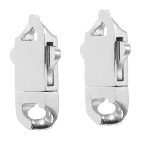 OSALADI 2 Stück Edelstahl Schmuckverschluss Federhaken Verschluss für Ketten Armbänder Langlebig Kratzfest Einfache Bedienung DIY Schmuckzubehör OSALADI 2 Stück Edelstahl Schmuckverschluss Federhaken Verschluss für Ketten Armbänder Langlebig Kratzfest Einfache Bedienung DIY Schmuckzubehör von OSALADI