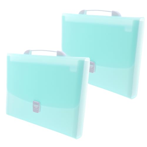 OSALADI 2 Stück Erweiterbare Kunststoff-accordion-ordner mit Fächern Transparent mit Griff und Schnappverschluss Flexibler Dokumentenorganizer für Büro und Schule OSALADI 2 Stück Erweiterbare Kunststoff-accordion-ordner mit Fächern Transparent mit Griff und Schnappverschluss Flexibler Dokumentenorganizer für Büro und Schule von OSALADI