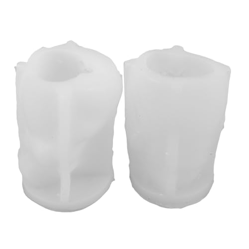 OSALADI 2 Stück Flexible Silikonformen Schneemann Schneeflocke Kerzen Gießform für DIY Wachs Harz Gips Kerzenherstellung Weihnachtsdeko Bastelset OSALADI 2 Stück Flexible Silikonformen Schneemann Schneeflocke Kerzen Gießform für DIY Wachs Harz Gips Kerzenherstellung Weihnachtsdeko Bastelset von OSALADI