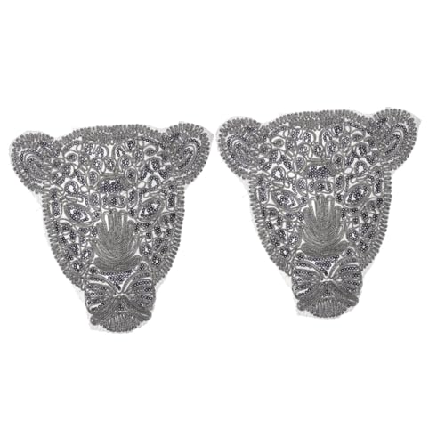 OSALADI 2 Stück Geformt Cool Leopardenkopf-aufnäher Bestickt Patches Aufnähen Flecken Für Patch Aufnähen Stickerei Aufnäher Für Kleidung Jeansflicken Aufnähen Aufnäher Für Jeans Stoff OSALADI 2 Stück Geformt Cool Leopardenkopf-aufnäher Bestickt Patches Aufnähen Flecken Für Patch Aufnähen Stickerei Aufnäher Für Kleidung Jeansflicken Aufnähen Aufnäher Für Jeans Stoff von OSALADI