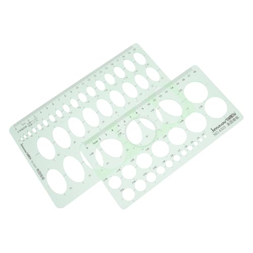 OSALADI 2 Stück Geometrischer kreisförmiger Herrscher Vorlage für Kunstmalerei Malschablonen Schablonen zum Malen von Mustern Bastelschablonen Malvorlage Plastik Green OSALADI 2 Stück Geometrischer kreisförmiger Herrscher Vorlage für Kunstmalerei Malschablonen Schablonen zum Malen von Mustern Bastelschablonen Malvorlage Plastik Green von OSALADI