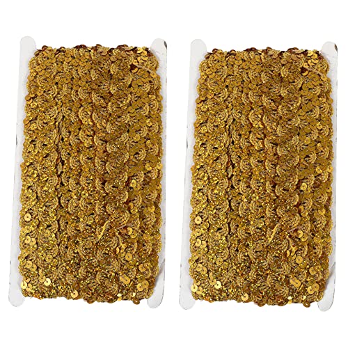 OSALADI 2 Stück Glitzer Pailletten Spitzenband für DIY Bekleidungsaccessoires und Dekoration Hautfreundlich Atmungsaktiv Langlebig für Handarbeiten und Geschenkverpackungen OSALADI 2 Stück Glitzer Pailletten Spitzenband für DIY Bekleidungsaccessoires und Dekoration Hautfreundlich Atmungsaktiv Langlebig für Handarbeiten und Geschenkverpackungen von OSALADI